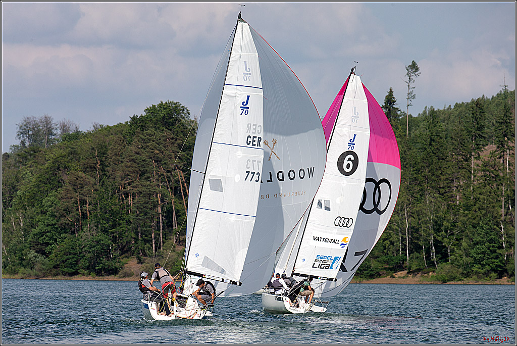 J70 - WOODLAND, 12.06.2021 Segelboot; Segeln; Woodland; Spinnaker; J70; Sorpesee; Sauerland